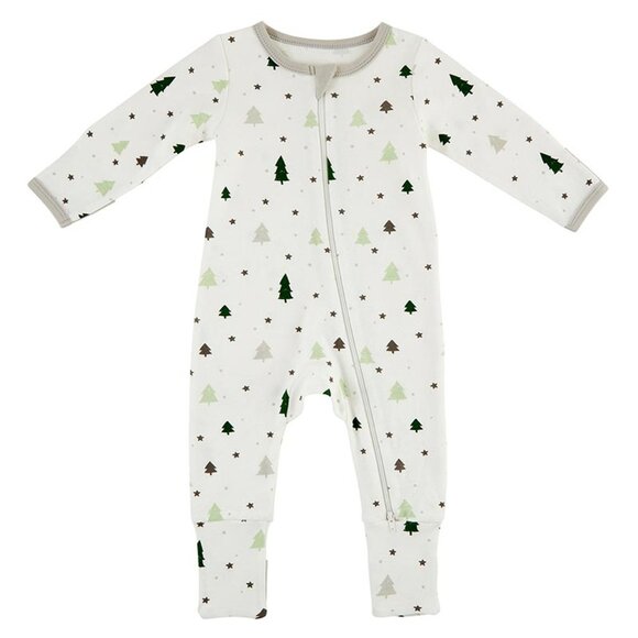 Stephan Baby Winter Wonderland Cozy Romper in Grey Trees NWT 6-12M - Picture 1 of 5